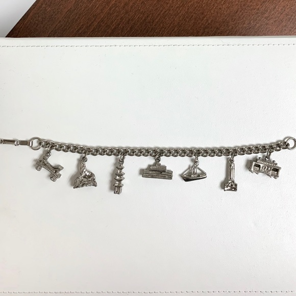 Vintage SF Souvenir Charm Bracelet - Picture 1 of 4